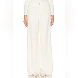 rag & bone Wide Leg Pants in Ecru (cream/ivory)